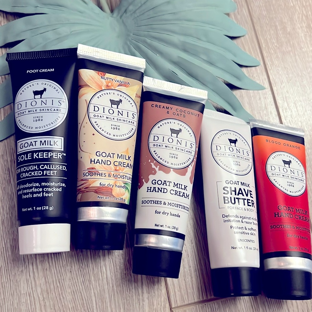 5 New! Dionis Goat Milk Hand Cream Bundle
